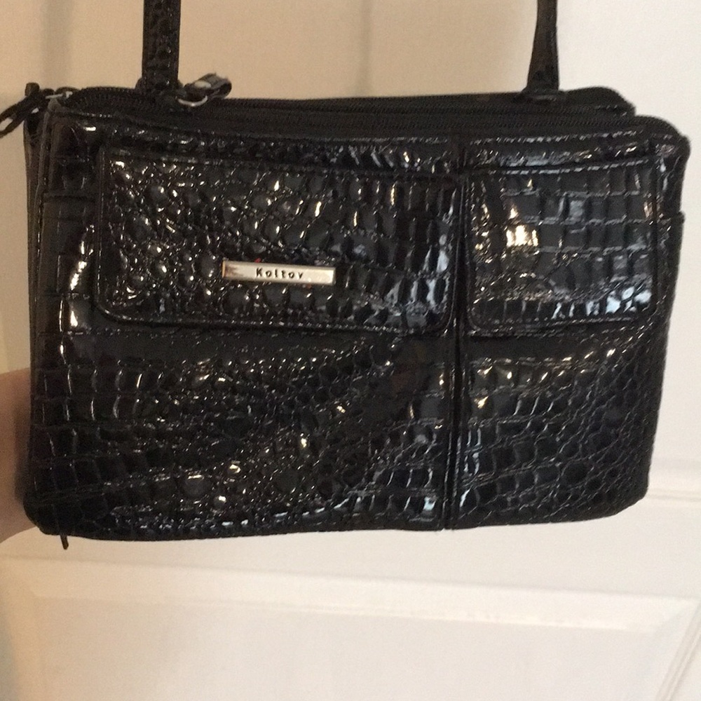 Koltov Black Crossbody purse